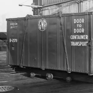 4 ton all steel door-to-door container, 1938