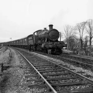 No 4342 carrying a train of car containers up to the Scottish Motor show, 1935