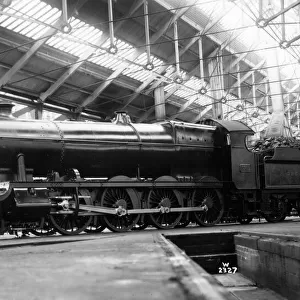 47xx class locomotive, No. 4702, seen here at an engine shed, possibly Old Oak Common