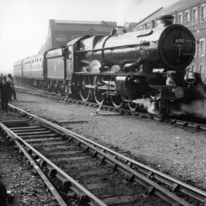 No 6000 King George V outside Swindon Works