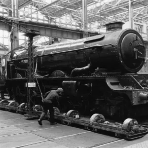 No 6000 King George V in Swindon Works