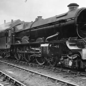 No 6010 King Charles I at Swindon Engine Shed, 1951