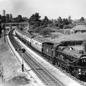 No 7018 Drysllwyn Castle near Kingskerswell, 1956