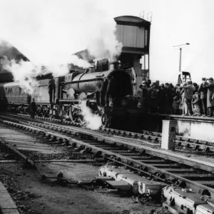 No 7029 Clun Castle at Bristol Temple Meads, 1966