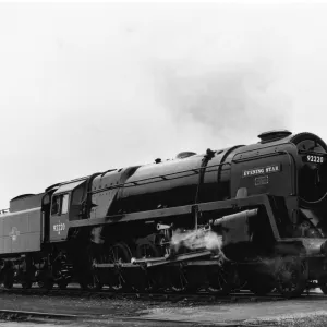 No 92220 Evening Star, in steam