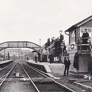 Aberaman Station, Wales, c. 1885
