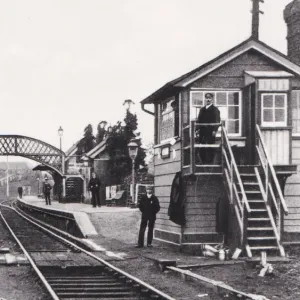 Aberaman Station, Wales, c. 1885