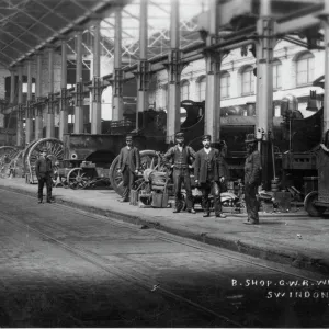 Locomotive Works Metal Print Collection: B Shed