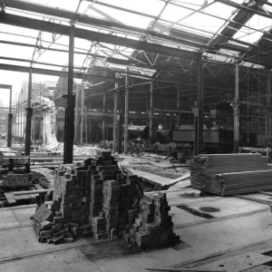 B Shed - extension, March 1930
