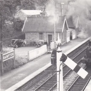 Bampton Station, Devon, 27th June 1963