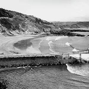 The Banjo Pier at Looe, Cornwall, c. 1930