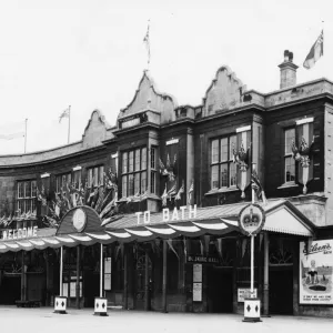 Bath Spa Station, Somerset, March 1950