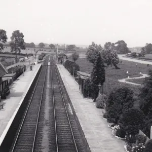 Wiltshire Stations Framed Print Collection: Bedwyn Station