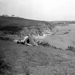 Bigbury & Bantham Sands, Devon, August 1928