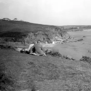 Bigbury & Bantham Sands, Devon, August 1928