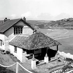 Bigbury-on-Sea from Burgh Island, Devon, September 1935