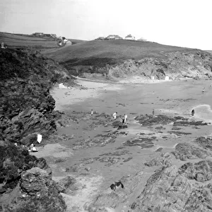 Bigbury-on-Sea Sands, Devon, August 1928
