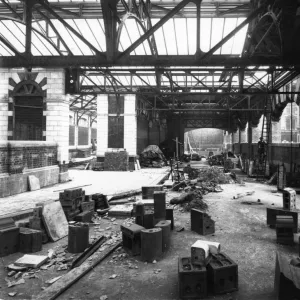 Birmingham Snow Hill, under construction, c. 1910