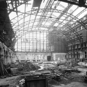 Birmingham Snow Hill, under construction, c. 1910