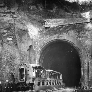 Bomb damage to Foxs Wood Tunnel, Bristol, 1941