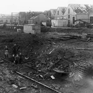 Bomb damage to No. 24 shop at Swindon Works in 1942