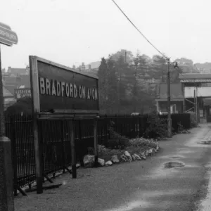 Wiltshire Stations Canvas Print Collection: Bradford on Avon Station