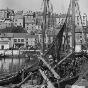 Brixham Harbour, Devon, 1936 Brixham Harbour, Devon, 1936