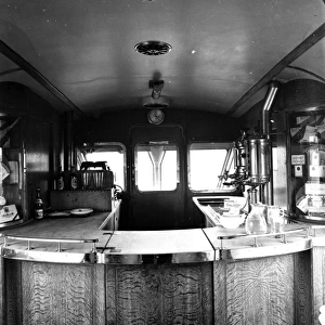 Buffet counter of Diesel Railcar No 2, 1934