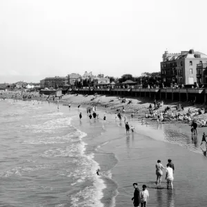 Burnham-on-Sea beach, August 1927