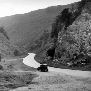 Burrington Combe Limestone Gorge, Somerset