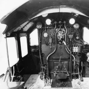 Cab of a Castle Class locomotive