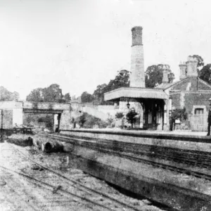 Camerton Station, Somerset, c. 1900