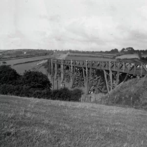 Carnon Viaduct nr Perranwell, c1933