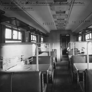 Carriage No. 9606, Composite Restaurant Car, 3rd Class Saloon, 1946