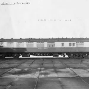 Carriage No. W9609, 1st Class Restaurant Car, 1950 Carriage No. W9609, 1st Class Restaurant Car, 1950
