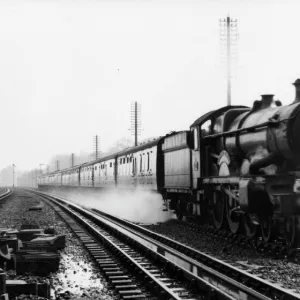 Castle Class Locomotive No. 5040, Stokesay Castle, April 1959