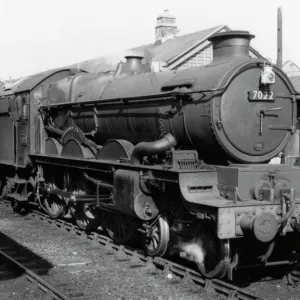 Castle Class locomotive no. 7022, Hereford Castle, c. 1950s