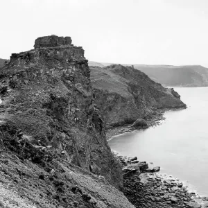 Castle Rock at Lynton, North Devon, 1934 Castle Rock at Lynton, North Devon, 1934