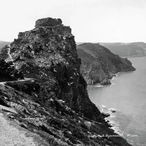 Castle Rock near Lynmouth, Devon, 1924 Castle Rock near Lynmouth, Devon, 1924