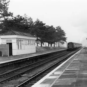 Cheltenham Racecourse Station, Gloucestershire, c. 1960