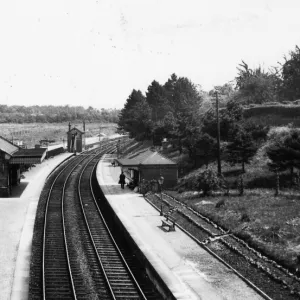 Cheltenham South & Leckhampton Station, Gloucestershire, 1932