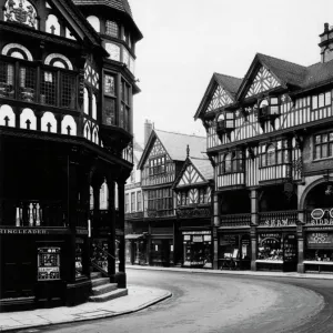 Chester Cross & Rows, Cheshire, July 1935