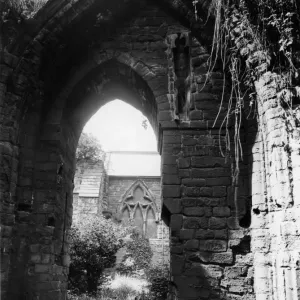 Chester, St Johns Ruins, Cheshire, June 1925 Chester, St Johns Ruins, Cheshire, June 1925