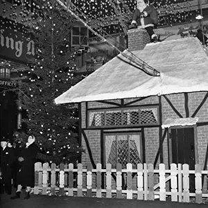 Christmas Grotto, Paddington Station, 1956