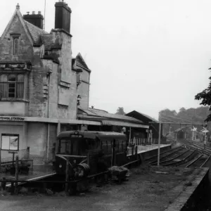 Cirencester Town Station, Gloucestershire, c. 1960