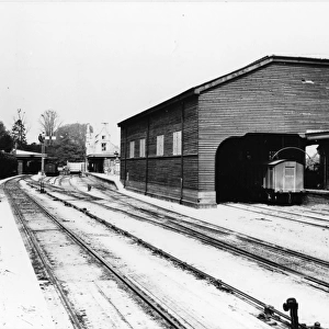 Cirencester Town Station and Goods Shed, Gloucestershire, c. 1930s