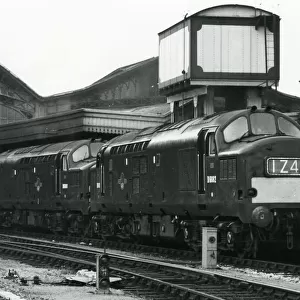 Class 37 Diesel Locomotive No. D6882 at Bristol Temple Meads, 1960s