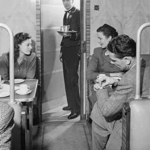 Third Class Saloon, Restaurant Car, 1946