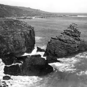 Clodgy Point, St Ives, Cornwall, June 1946