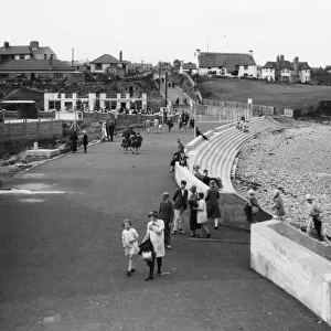 Cold Knap Beach, Barry Island, Wales, August 1927